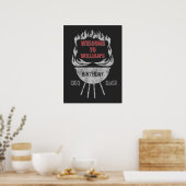 18x24 GRILLEN Geburtstagsparty Begrüßung & Poster (Küche)