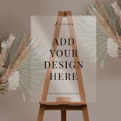 18x24" Klarsichtdruck Acrylschild