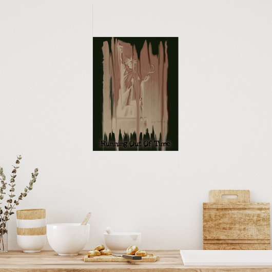 18x24 "Running Of Time" - Politisches Poster (Küche)