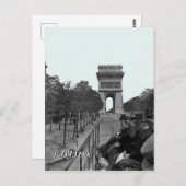 1900 arc de triomphe paris Paris Bus Ride People Postkarte (Vorne/Hinten)