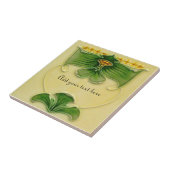 1900 Art Nouveau Repro Floral Tile zu personalisie Fliese (Seite)