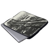 1900 Brooklyn Bridge Laptopschutzhülle (Vorne Knopf)