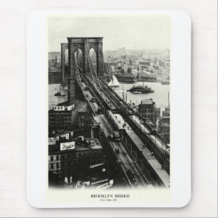 1900 Brooklyn Bridge Mousepad
