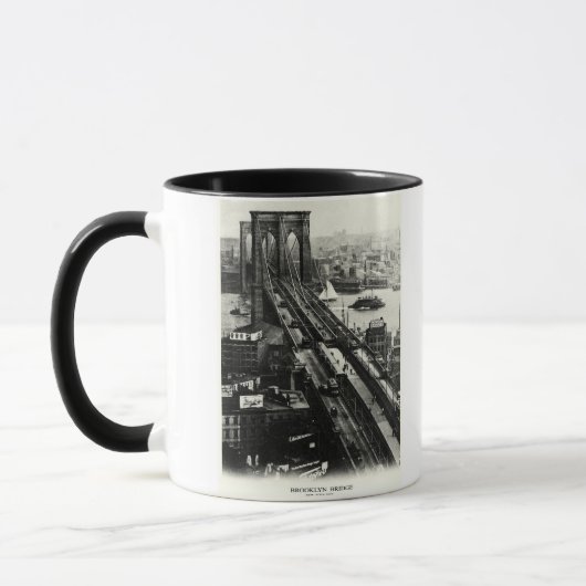 1900 Brooklyn Bridge Tasse (Links)