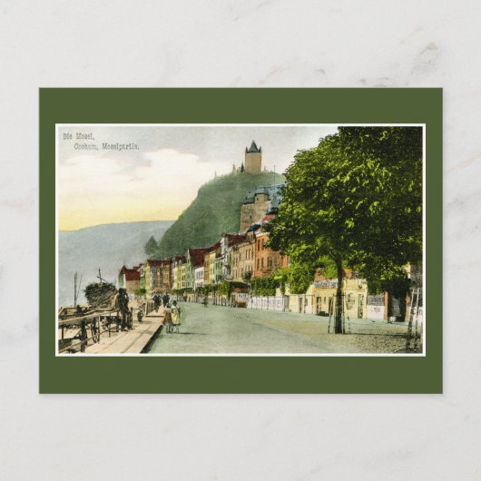 1900 Cochem Mosel Moselle Deutschland Postkarte (Vorderseite)