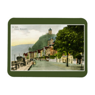 1900 Cochem Mosel Moselle Fluss Deutschland Magnet