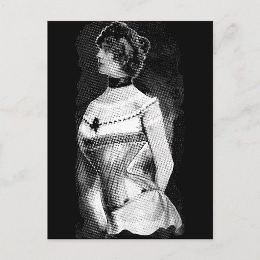 1900 Corset-Werbung Postkarte (Vorderseite)