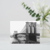 1900 East River Bridge NYC Postcard Postkarte (Stehend Vorderseite)