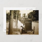 1900-er Mail Man Postkarte (Vorne/Hinten)