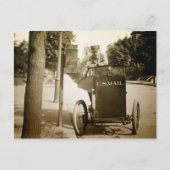 1900-er Mail Man Postkarte (Vorderseite)