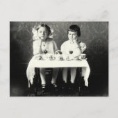 1900 Girlfriends Tea Party Postkarte (Vorderseite)