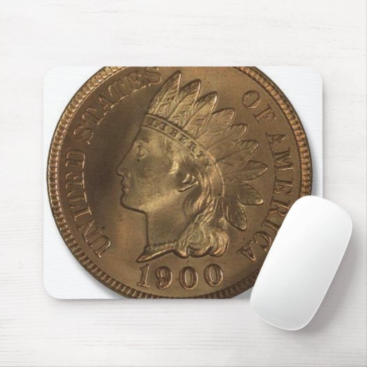 1900 Inder-Hauptpenny Mousepad (Mit Mouse)
