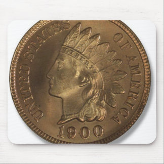 1900 Indian Head Cent Mousepad