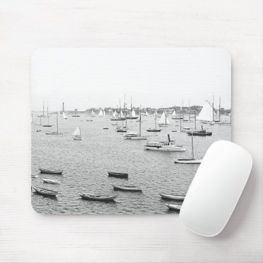 1900 Marblehead Hafen Massachusetts Mousepad (Mit Mouse)
