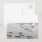 1900 Marblehead Hafen Massachusetts Postkarte (Vorne/Hinten)