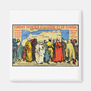 1900 Nordafrikanische Kreditgenossenschaft Magnet