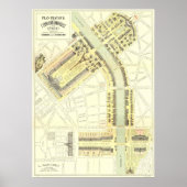 1900 Paris Expo Karte Poster (Vorne)