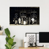 1900 Pariser Bäckerei Poster (Heimbüro)