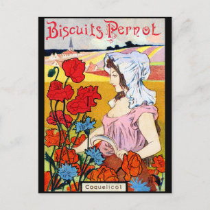 1900 Pernot Biscuits Postkarte