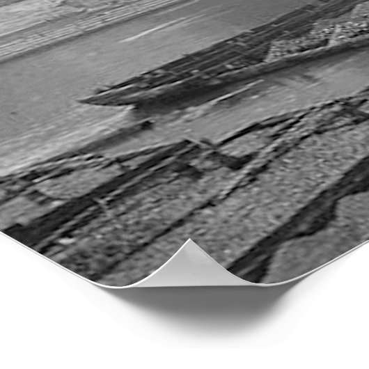 1900 Pointe Bridge Pittsburgh Pa. Poster (Ecke)