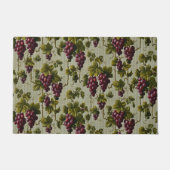 1900 Vintage Trauben Botanisches Design Frucht Fußmatte (Vorderseite)