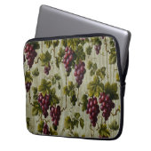1900 Vintage Trauben Botanisches Design Frucht Laptopschutzhülle (Vorderseite Links)