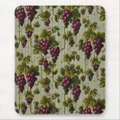 1900 Vintage Trauben Botanisches Design Frucht Mousepad (Vorne)