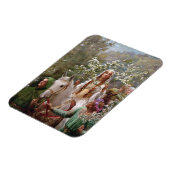 1900 von John Collier, Königin Guineveres Maying Magnet (Linke Seite)