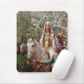 1900 von John Collier, Königin Guineveres Maying Mousepad (Mit Mouse)