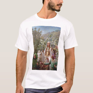 1900 von John Collier, Königin Guineveres Maying T-Shirt