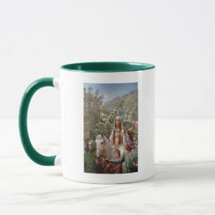 1900 von John Collier, Königin Guineveres Maying Tasse