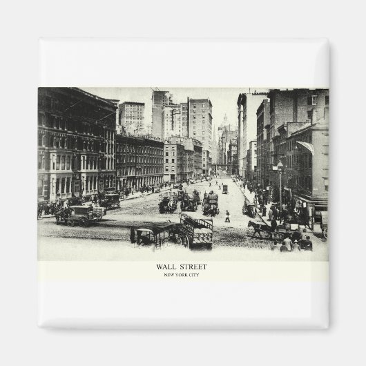 1900 Wall Street Magnet (Vorne)