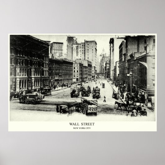 1900 Wall Street Poster (Vorne)