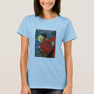 1900 Waltham-Taschenuhrplakat T-Shirt