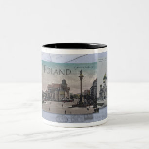 1900er POLEN POSTKARTEN Zweifarbiges Kaffeetasse
