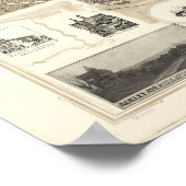 1901 Binghamton, New Birds Eye Panorama Karte Poster (Ecke)