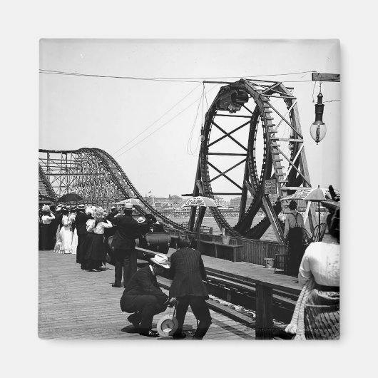 1901 Das Magnet der Loop Roller Untersetzer (Vorne)