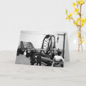 1901 die Schleifen-Rollen-Untersetzer-Gruß-Karte Karte (Gelbe Blume)