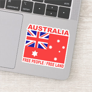 1901 Freie australische Landflagge 3:2 Verhältnis Aufkleber