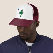 1901 Maine Flag Hat Truckerkappe (Beispiel)