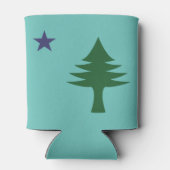 1901 Maine Flag Koozie Dosenkühler (Rückseite)