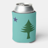 1901 Maine Flag Koozie Dosenkühler (Kanne Rückseite)