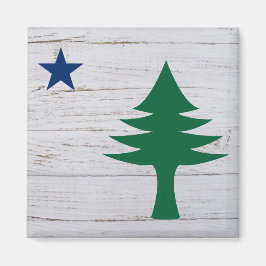 1901 Maine Flag Magnet