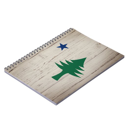 1901 Maine Flag Notebook Notizblock (Linke Seite)