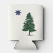 1901 Maine Flag - Vintager Stil Dosenkühler (Rückseite)