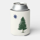 1901 Maine Flag - Vintager Stil Dosenkühler (Kanne Rückseite)