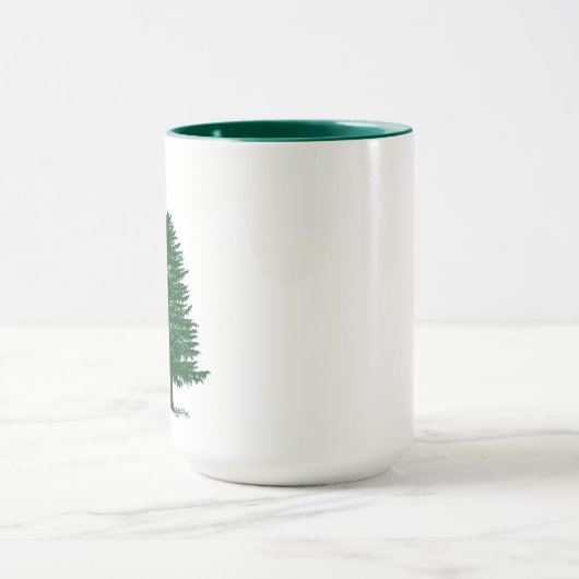 1901 Maine Flag - Vintager Stil Tasse (Zentrum)