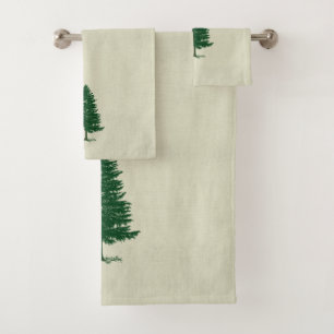 1901 Maine-Flagge - Vintage Art Badhandtuch Set