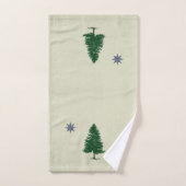 1901 Maine-Flagge - Vintage Art Badhandtuch Set (Handtuch)