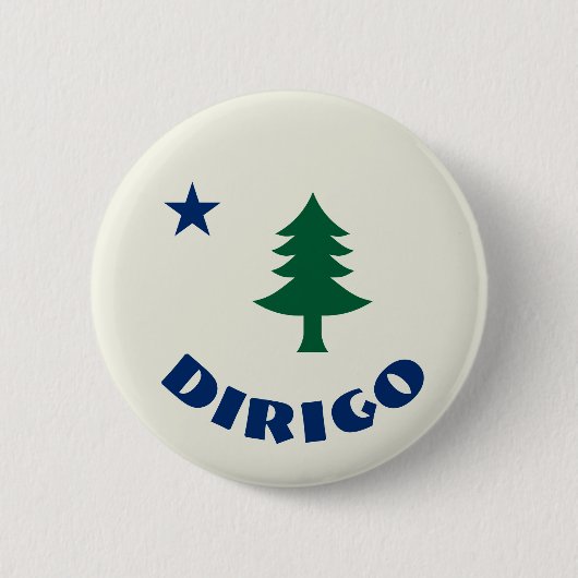 1901 Maine-Flaggen-Button - Dirigo Ausgabe Button (Vorderseite)